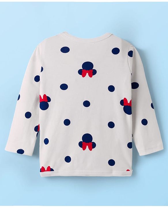 Babyhug Disney 100% Cotton Knit  Full Sleeves Front Open Jhablas With Minnie Mouse Graphic Pack of 3 - Multicolour