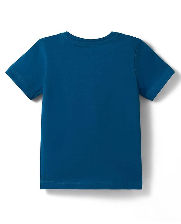 Babyhug Cotton Knit Half Sleeves T-Shirts With Leaf Print Pack of 3 - Multicolor