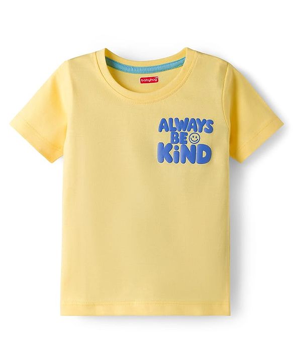 Babyhug Cotton Knit Half Sleeves Striped & Shark Printed T-Shirts Pack of 3 - Multicolor