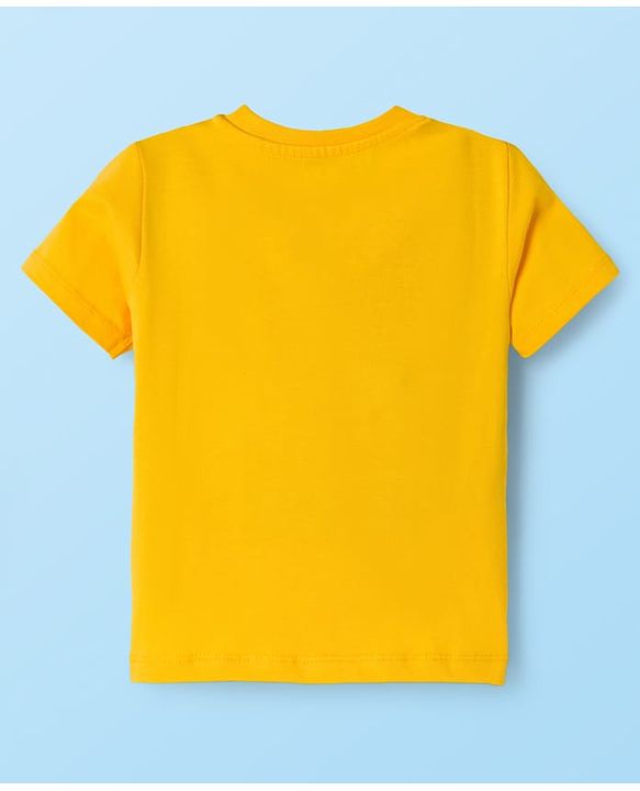Babyhug Disney 100% Cotton Half Sleeves T-Shirts With Mickey Mouse & Friends Graphic Pack of 2 - Multicolour