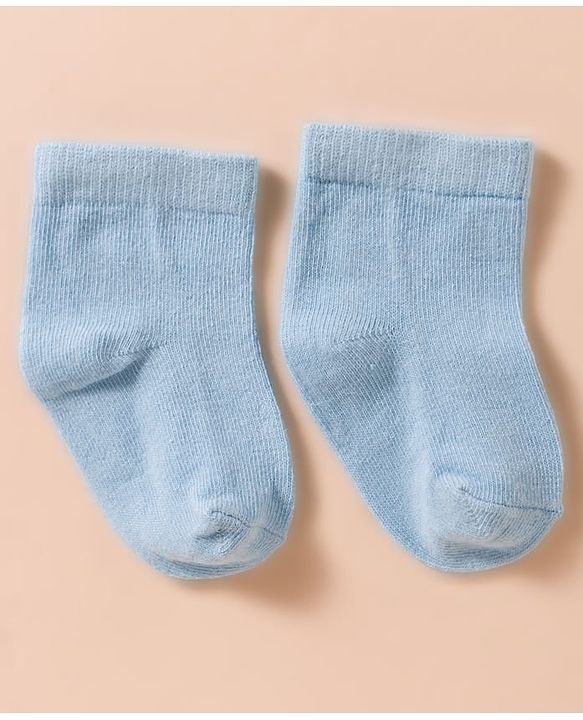Cute Walk by Babyhug Non Terry Cotton Knit Anti Bacterial Ankle Length Socks With Vehicles Design Pack of 3 - Multicolour