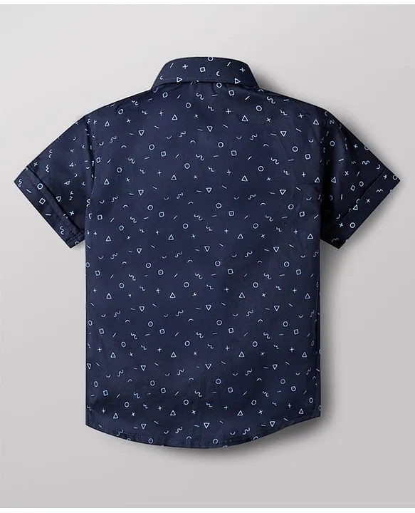 Buy Robo Fry Cotton Woven Half Sleeves Printed Shirt & Shorts Set