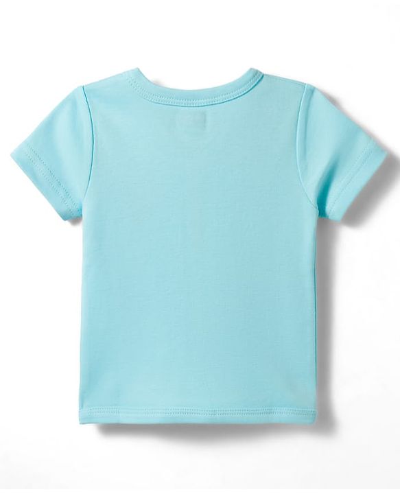 Babyhug 100% Cotton Knit Antibacterial Half Sleeves Animal Printed & Striped Jhablas Pack Of 3 - Multicolour