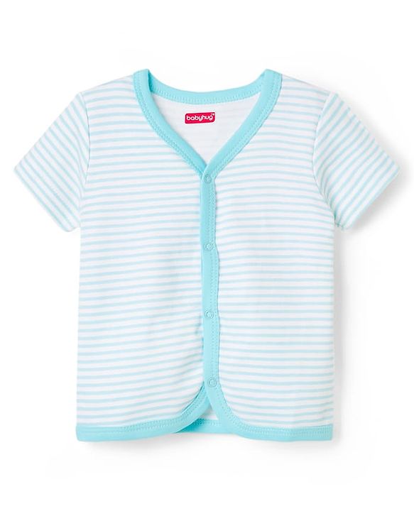 Babyhug 100% Cotton Knit Antibacterial Jhablas With Bunny Heart & Floral Print Pack of 3 - Multicolor