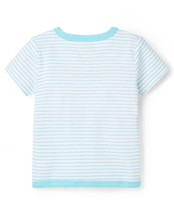 Babyhug 100% Cotton Knit Antibacterial Jhablas With Bunny Heart & Floral Print Pack of 3 - Multicolor