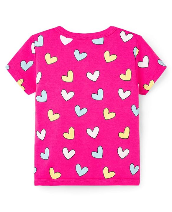 Babyhug 100% Cotton Knit Antibacterial Jhablas With Bunny Heart & Floral Print Pack of 3 - Multicolor