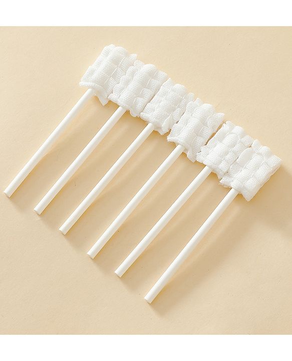 Babyhug Baby Oral Cleaning Swabs - 40 Pieces| Gentle Disposable Mouth Swabs| Gum & Tongue Cleaning| Hygienic Mono Packs