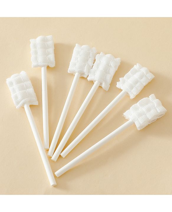Babyhug Baby Oral Cleaning Swabs - 40 Pieces| Gentle Disposable Mouth Swabs| Gum & Tongue Cleaning| Hygienic Mono Packs