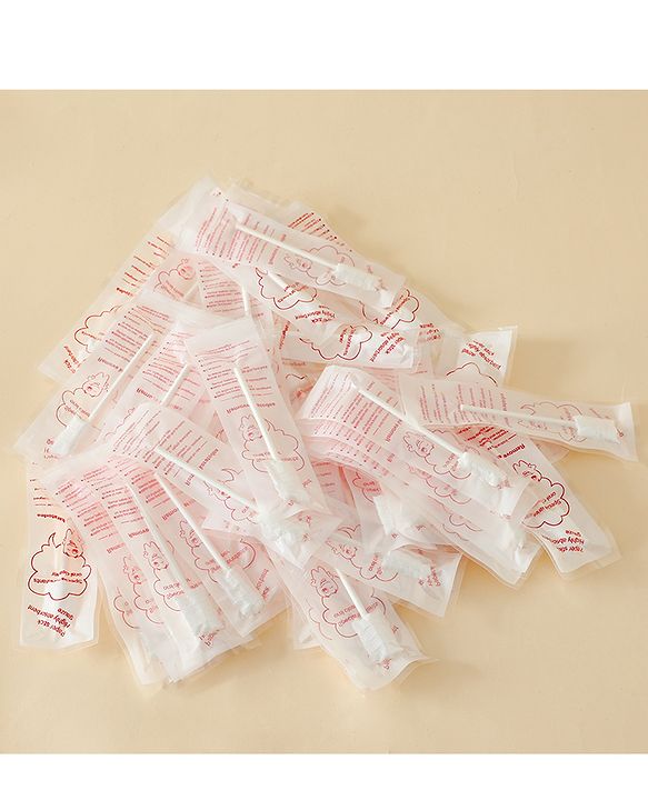 Babyhug Baby Oral Cleaning Swabs - 40 Pieces| Gentle Disposable Mouth Swabs| Gum & Tongue Cleaning| Hygienic Mono Packs