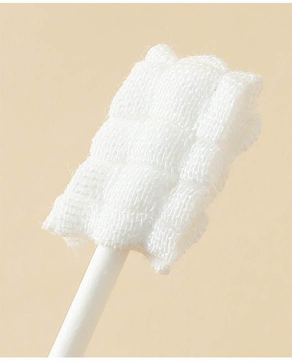 Babyhug Baby Oral Cleaning Swabs - 40 Pieces| Gentle Disposable Mouth Swabs| Gum & Tongue Cleaning| Hygienic Mono Packs