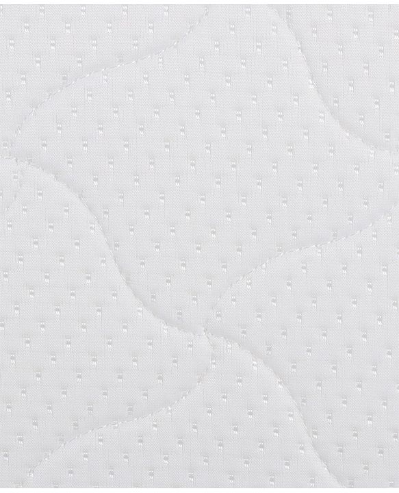 Babyhug High Density Soft Foam Quilted Baby Mattress - White| PU Foam Support| Supports Spinal Alignment| Lightweight| Fits Standard Cribs| 0-24 Months