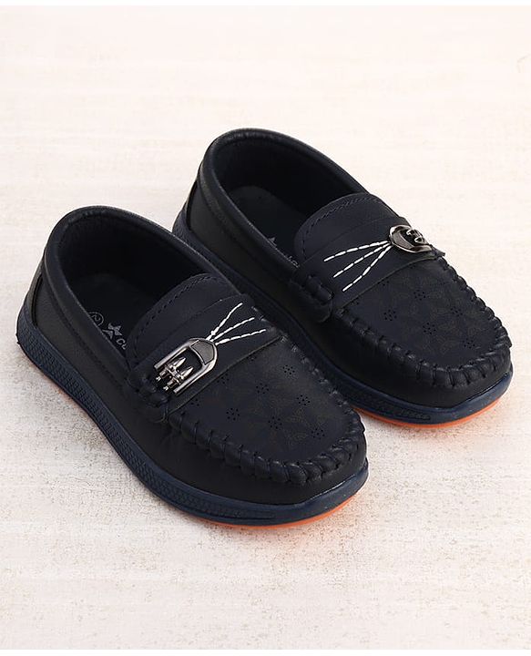 Cute Walk by Babyhug Slip On Loafers - Navy Blue
