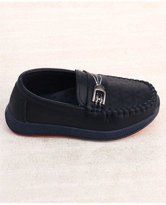 Cute Walk by Babyhug Slip On Loafers - Navy Blue