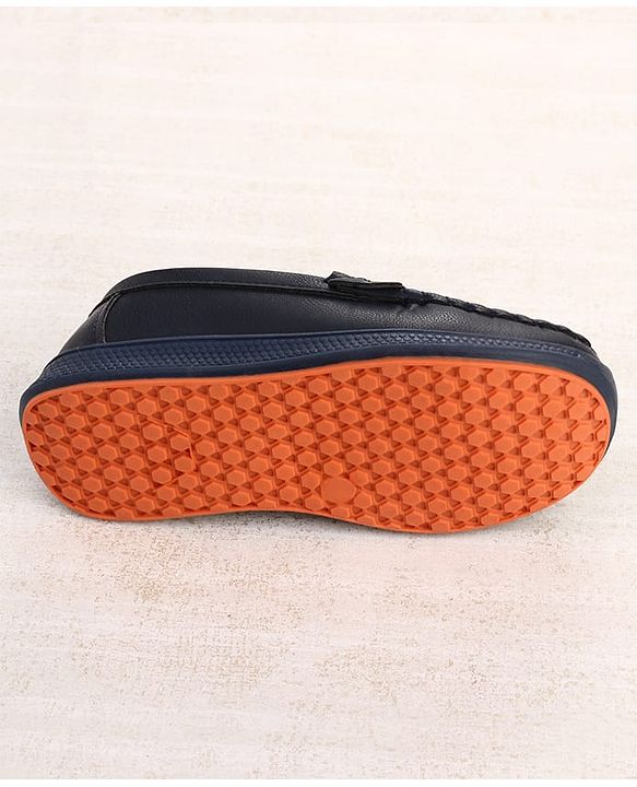 Cute Walk by Babyhug Slip On Loafers - Navy Blue