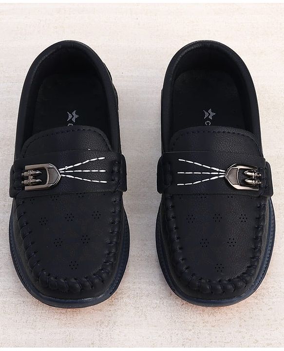 Cute Walk by Babyhug Slip On Loafers - Navy Blue