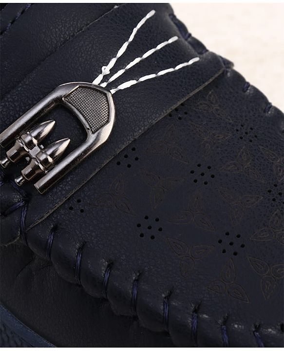 Cute Walk by Babyhug Slip On Loafers - Navy Blue