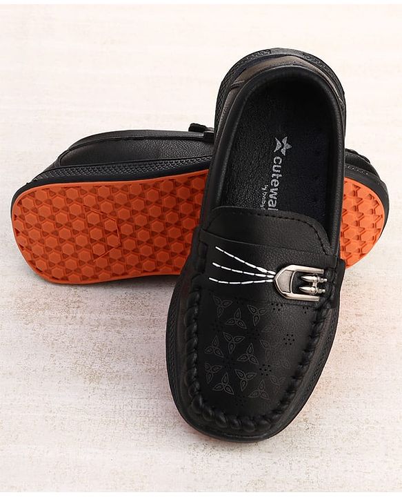 Cute Walk by Babyhug Slip On Loafers - Navy Blue
