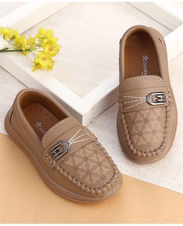 Cute Walk by Babyhug Slip On Loafers - Navy Blue