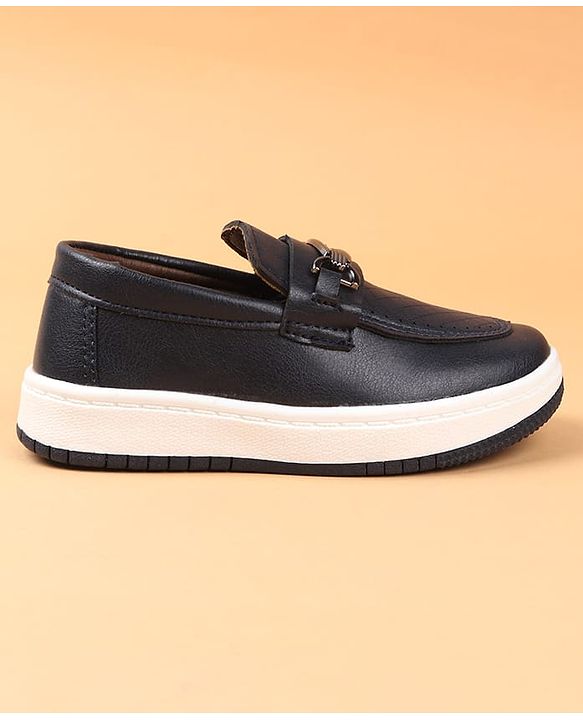 Cute Walk by Babyhug Slip On Solid Colour Loafers - Navy Blue