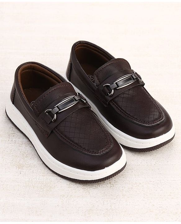 Cute Walk by Babyhug Slip On Solid Colour Loafers - Navy Blue