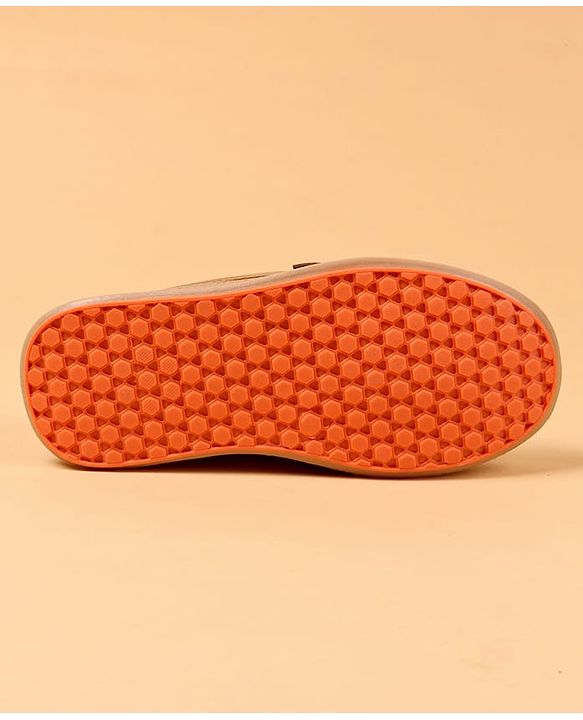 Cute Walk by Babyhug Slip On Solid Color Loafers - Brown