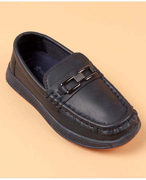 Cute Walk by Babyhug Slip On Solid Color Loafers - Brown