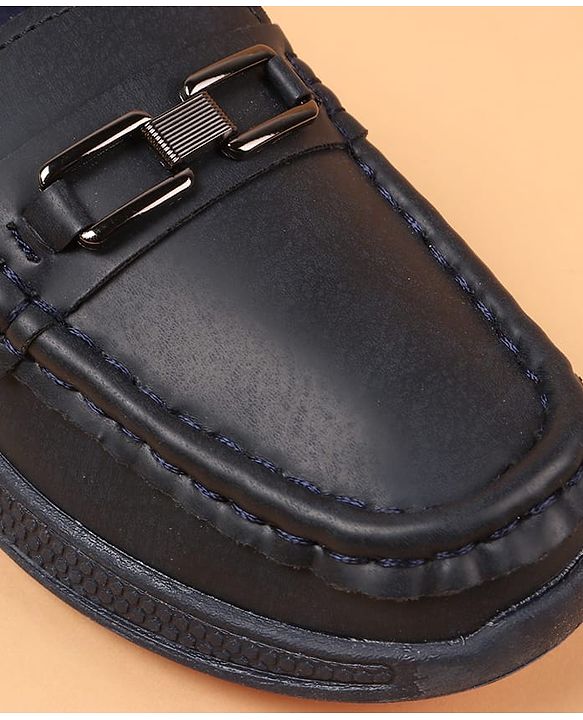 Cute Walk by Babyhug Slip On Solid Color Loafers - Brown