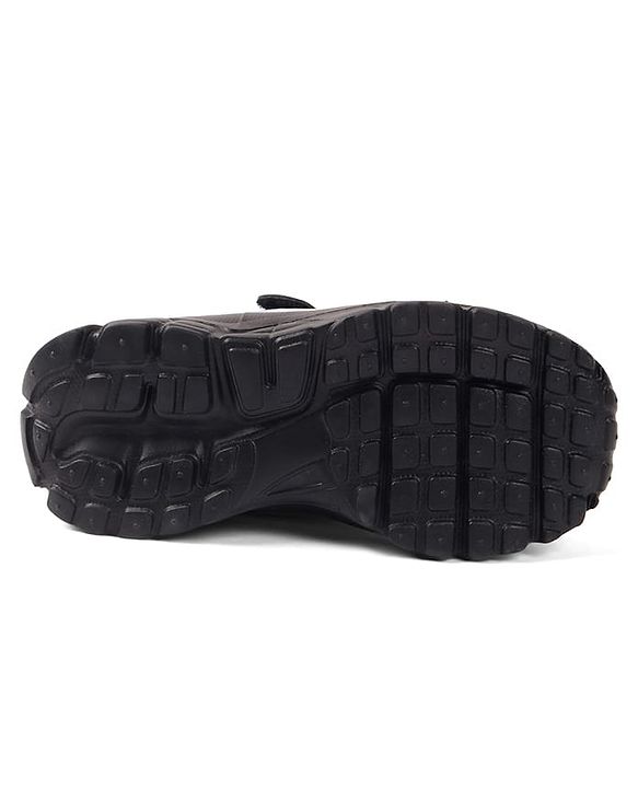 Cute Walk by Babyhug Solid Colour Sneaker Shoes with Velcro Closure - Black