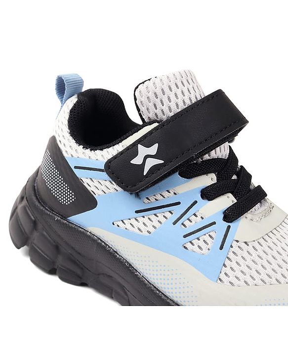 Cute Walk by Babyhug Solid Colour Sneaker Shoes with Velcro Closure - Black