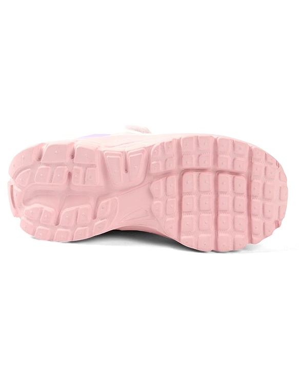 Cute Walk by Babyhug Solid Colour Sneaker Shoes with Velcro Closure - Black