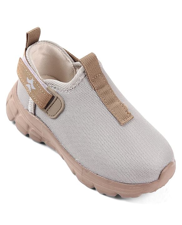 Cute Walk by Babyhug Solid Colour Sneaker Shoes with Velcro Closure - Aqua Blue