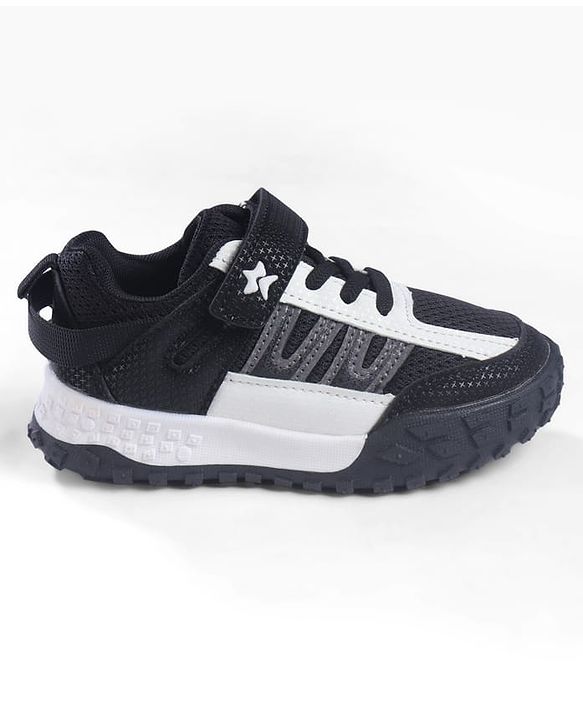Cute Walk by Babyhug  Velcro Closure Sneaker Shoes - Black
