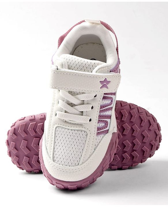 Cute Walk by Babyhug  Velcro Closure Sneaker Shoes - Black