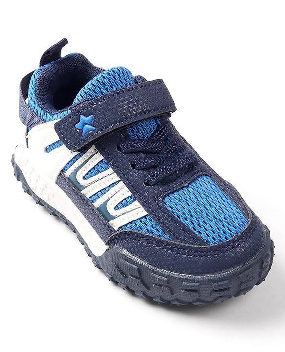 Cute Walk by Babyhug  Velcro Closure Sneaker Shoes - Black