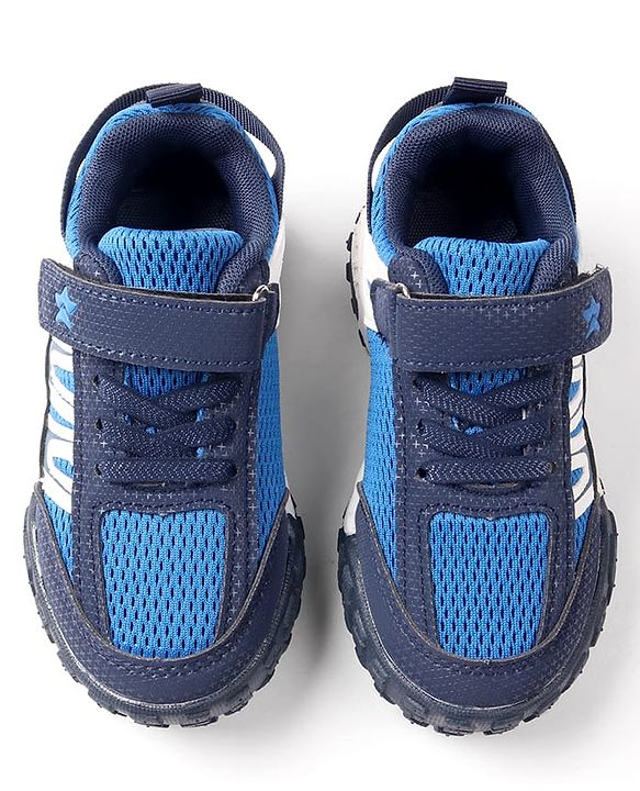 Cute Walk by Babyhug  Velcro Closure Sneaker Shoes - Black