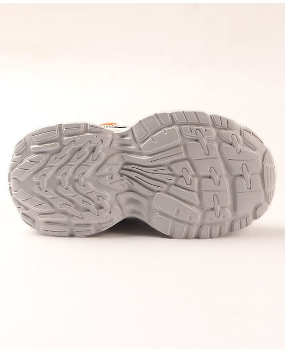 Cute Walk by Babyhug Velcro Closure Sneaker Shoes - Grey
