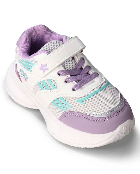 Cute Walk by Babyhug Closure Sneakers with Cute Print - Pink