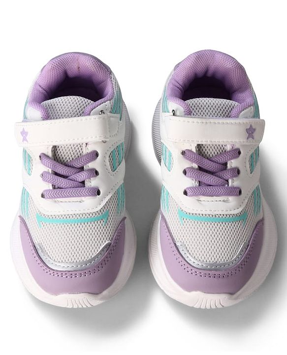 Cute Walk by Babyhug Closure Sneakers with Cute Print - Pink