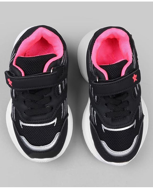 Cute Walk by Babyhug Closure Sneakers with Cute Print - Pink