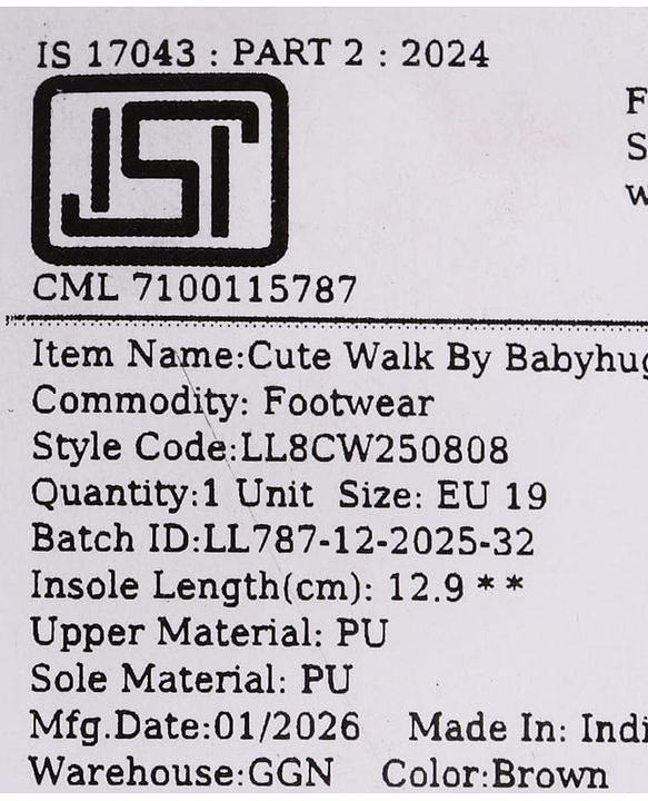 Cute Walk by Babyhug Velcro Closure Solid Colour Booties -Beige
