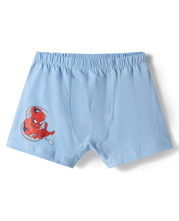 Pine Kids Marvel Single Jersey Knit Trunks with Spider-Man Graphics Pack of 3 - Multicolor