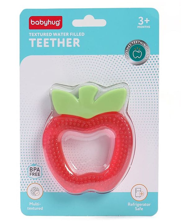 Babyhug Water Filled Teddy Shape Teether - Green