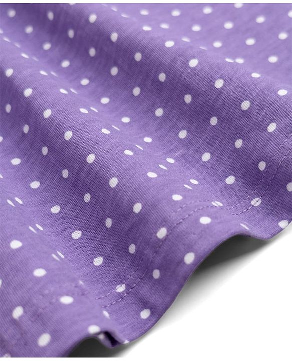 Babyhug Cotton Knit One Piece Dresses/Frocks Polka Dot Multi Color 3-6 Months