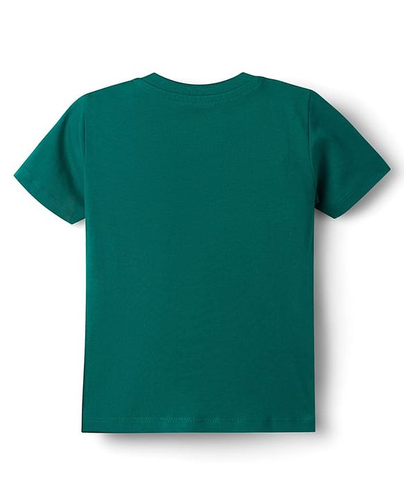 Babyhug Disney Single Jersey Knit Half Sleeves T-Shirt With Lion King Graphics - Green