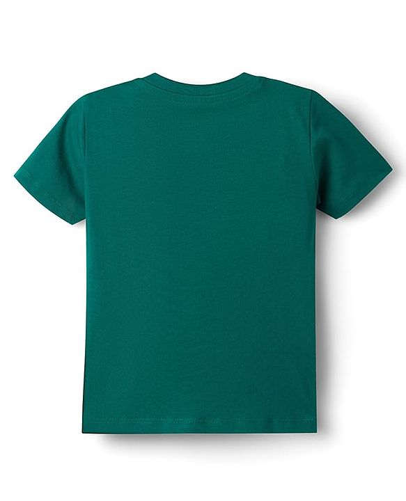 Babyhug Disney Single Jersey Knit Half Sleeves T-Shirt With Lion King Graphics - Green