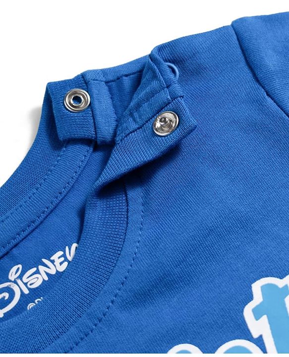 Babyhug Disney 100% Cotton Knit Half Sleeves T-Shirt With Lion King Graphic - Blue