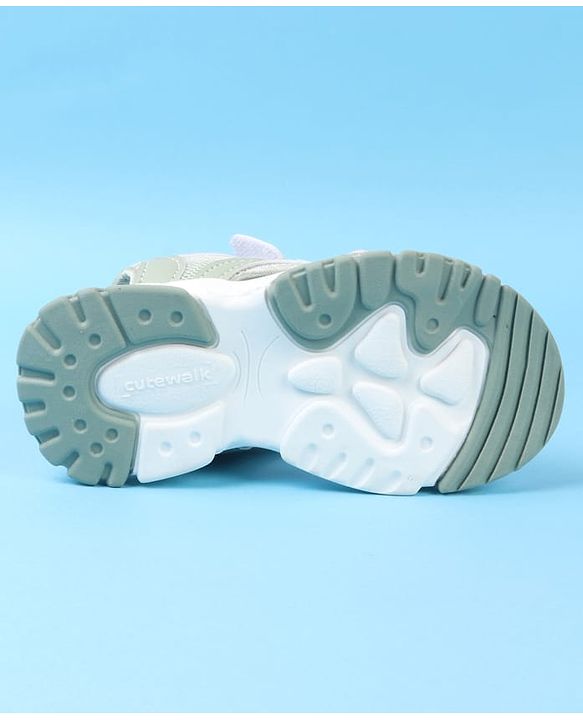 Cute Walk by Babyhug Velcro Closure Solid Colour Sandals - Pink