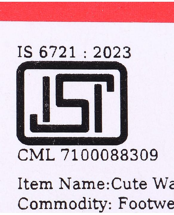 Cute Walk by Babyhug Velcro Closure Sandals with Applique -  Black