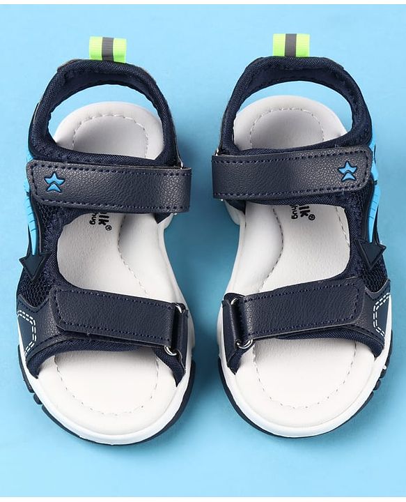 Cute Walk by Babyhug Velcro Closure Sandals - Grey