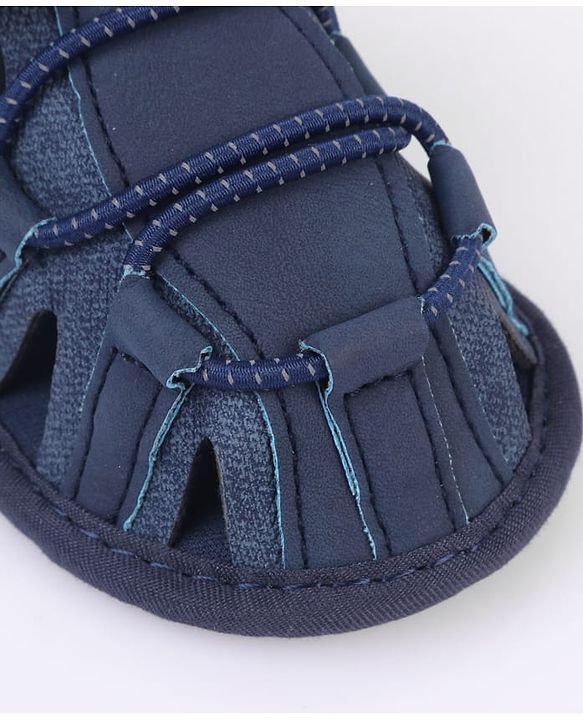 Cute Walk by Babyhug Velcro Closure Solid Colour Booties - Brown